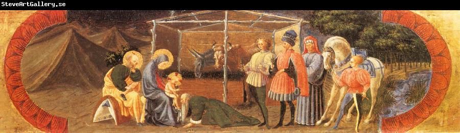 UCCELLO, Paolo Adoration of the Magi (Quarate predella) tw